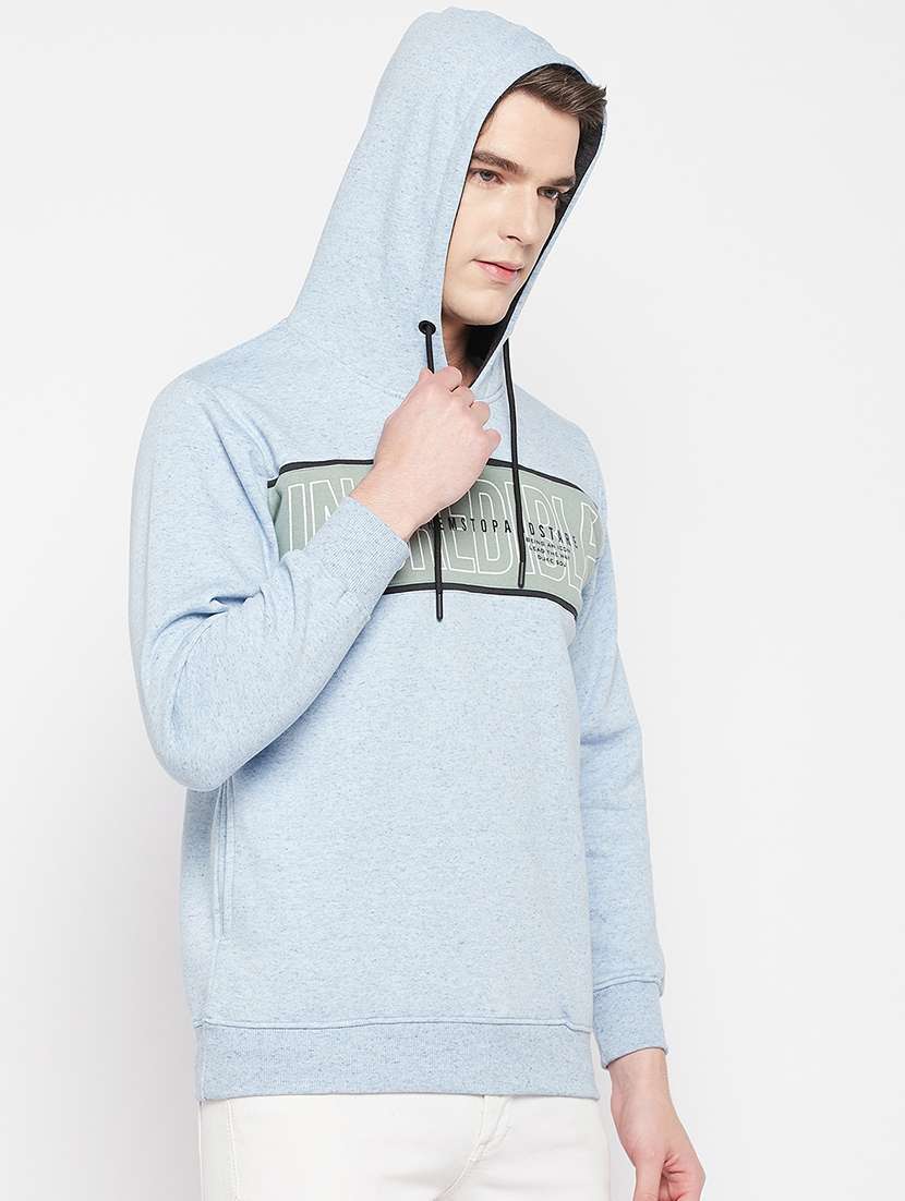  cotton blend chest print sweatshirt - 19164725 -  Standard Image - 1