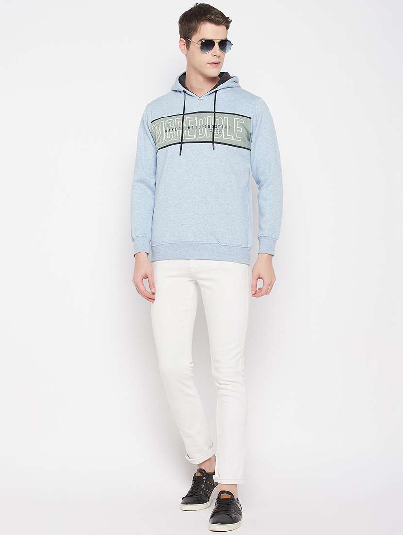  cotton blend chest print sweatshirt - 19164725 -  Standard Image - 4