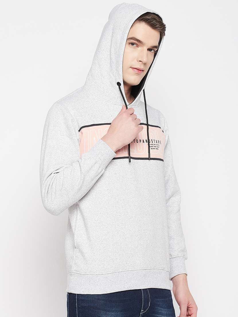  cotton blend chest print sweatshirt - 19164726 -  Standard Image - 1