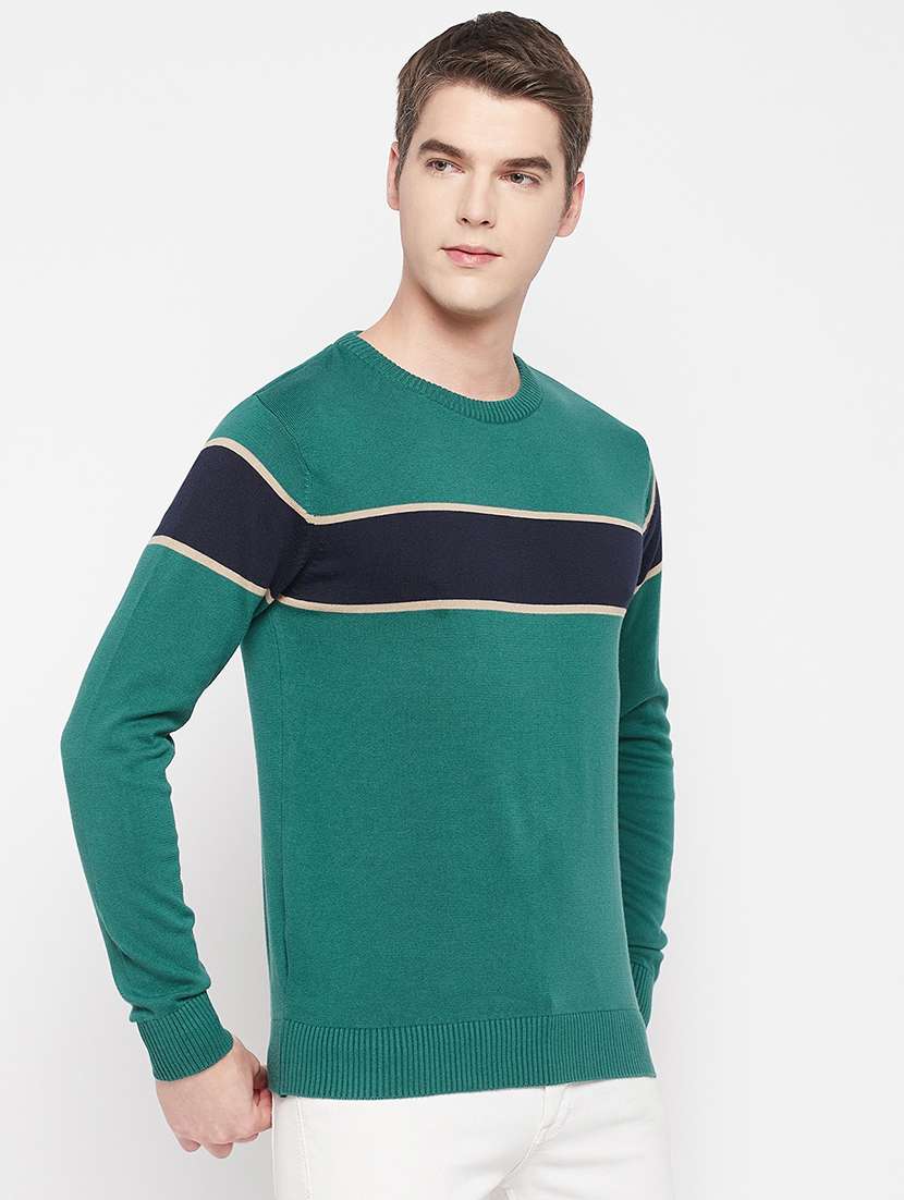 round neck solid pullover - 19164838 -  Standard Image - 1