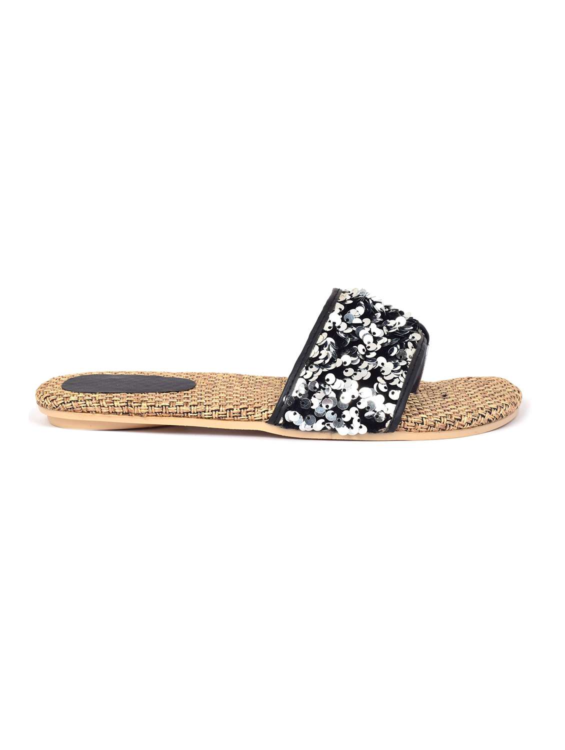 beige slip on flat sandal - 19165863 -  Standard Image - 1