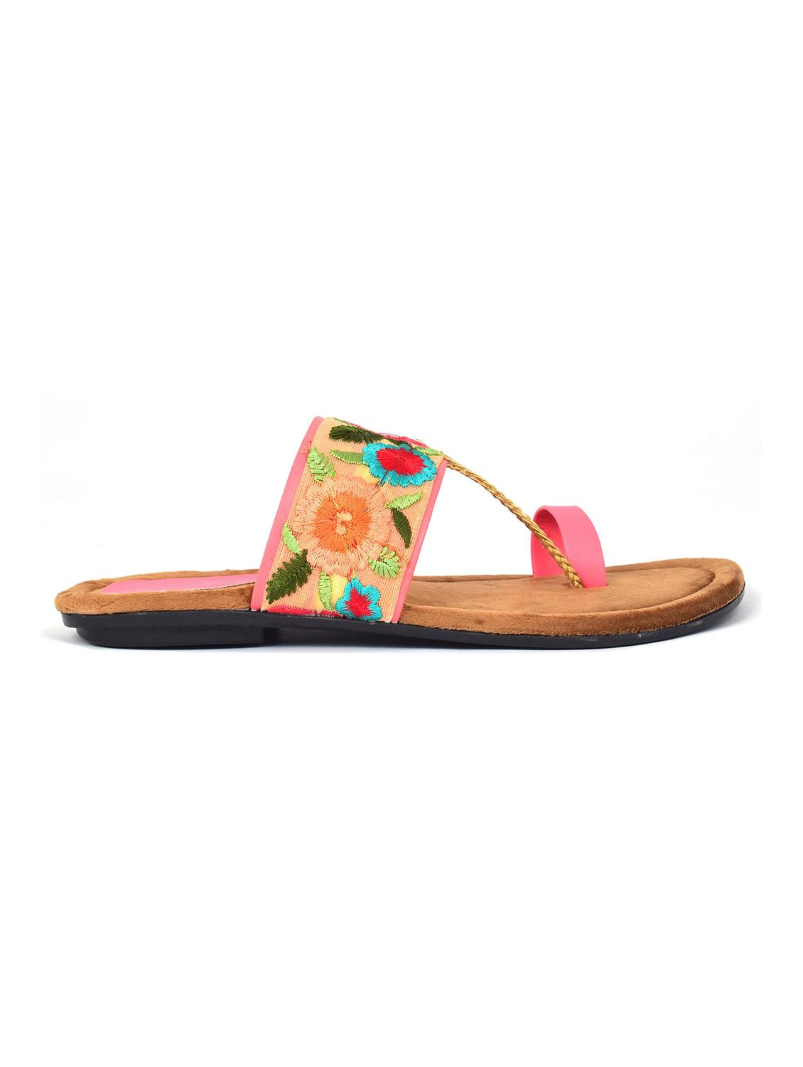 multi slip on flat sandal - 19165865 - Standard Image - 1