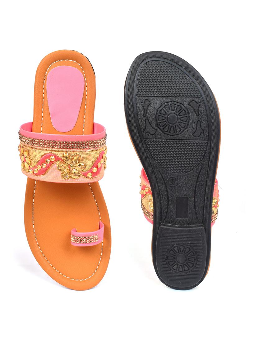 multi slip on flat sandal - 19165868 - Standard Image - 4