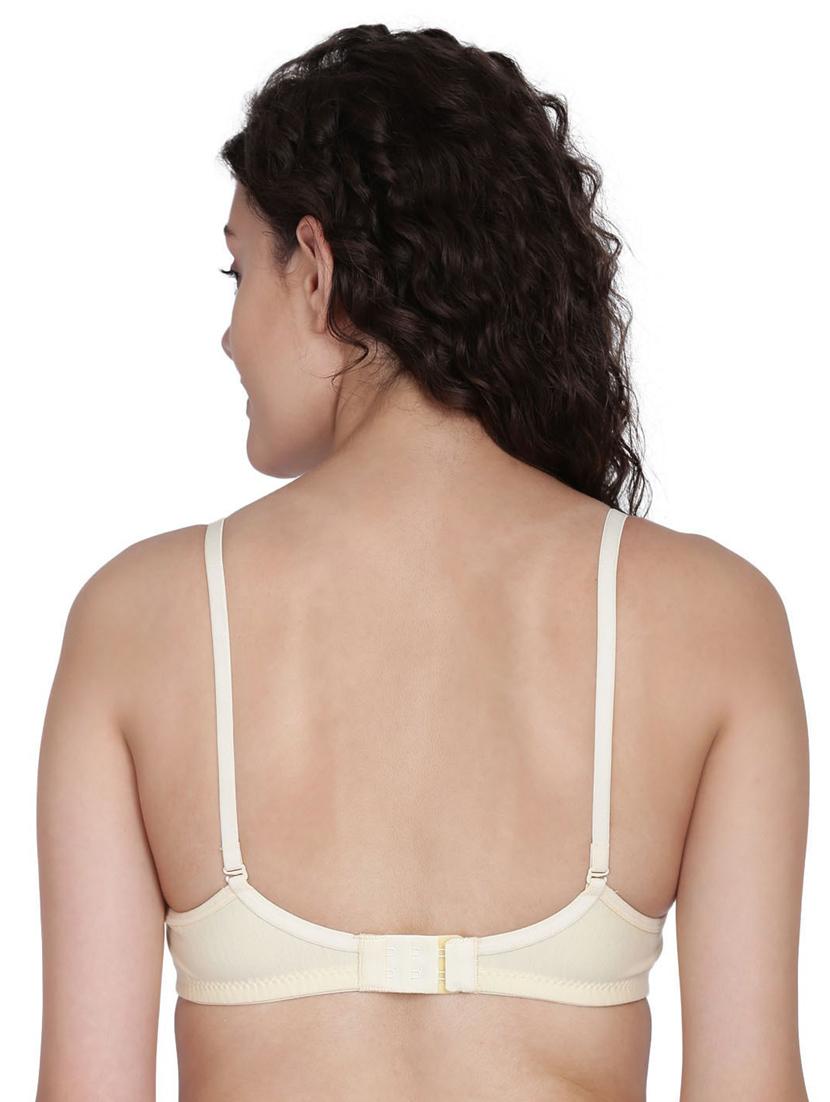 yellow cotton blend tshirt bra - 19166475 - Standard Image - 1