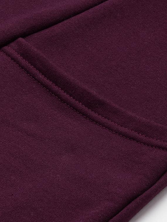 stand collar solid sweatshirt - 19166862 - Standard Image - 4