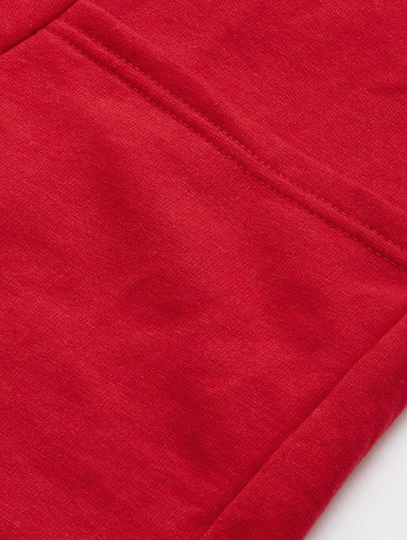 stand collar solid sweatshirt - 19166866 - Standard Image - 4