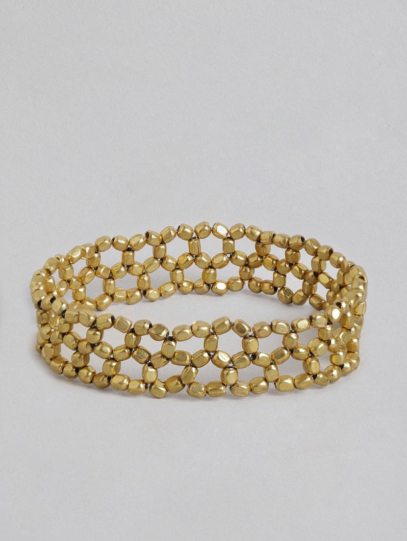 gold metal bangle bracelet - 19166894 - Zoom Image - 0