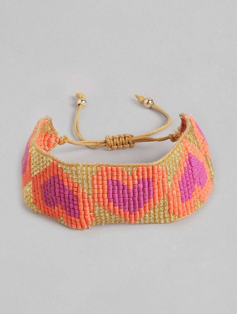 multi colored metal bangle  bracelet