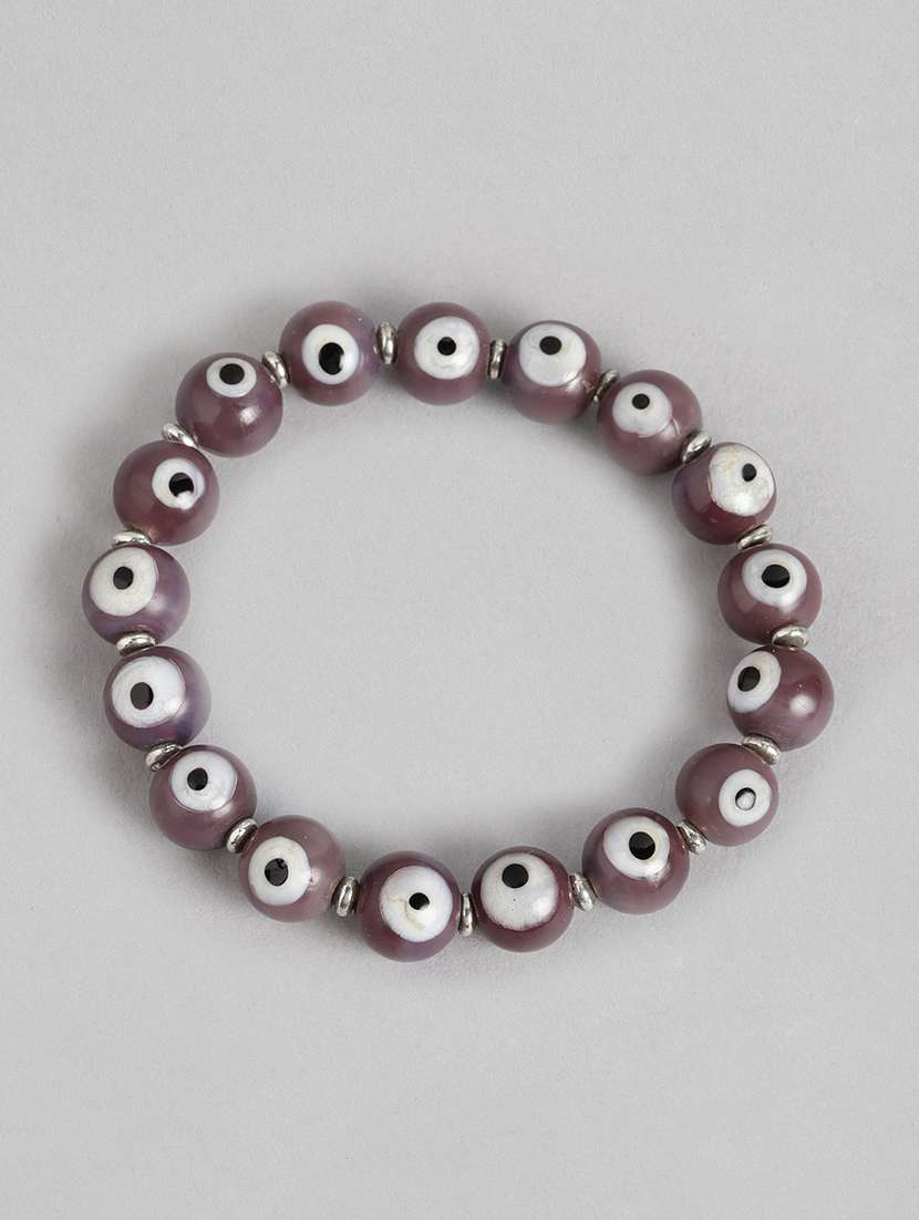 Purple Metal Beaded Bracelet - 19166905 -  Standard Image - 1