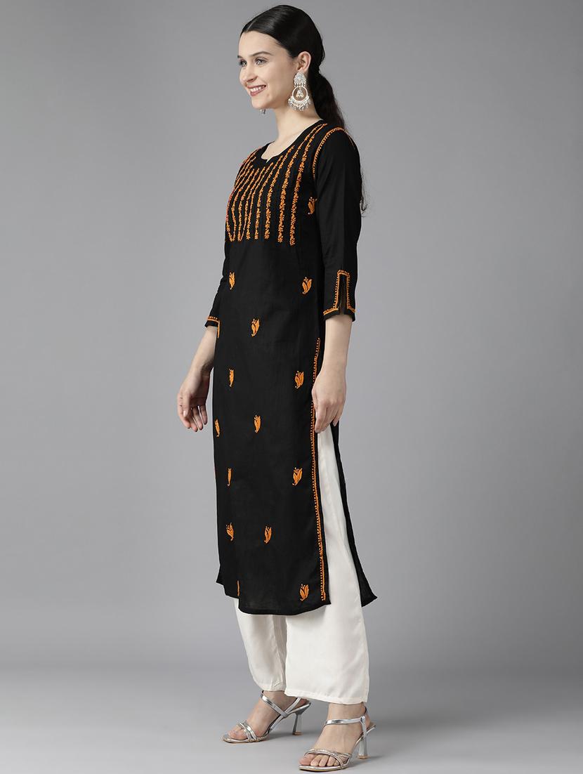 women's straight kurta - 19167385 - Standard Image - 1