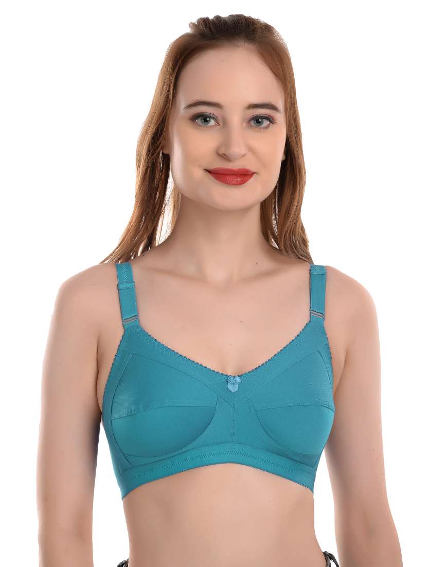 pack of 3 non padded regular bra  - 19167475 -  Standard Image - 1