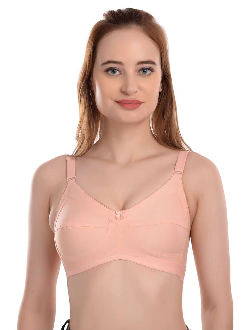 pack of 3 non padded regular bra  - 19167487 -  Standard Image - 1