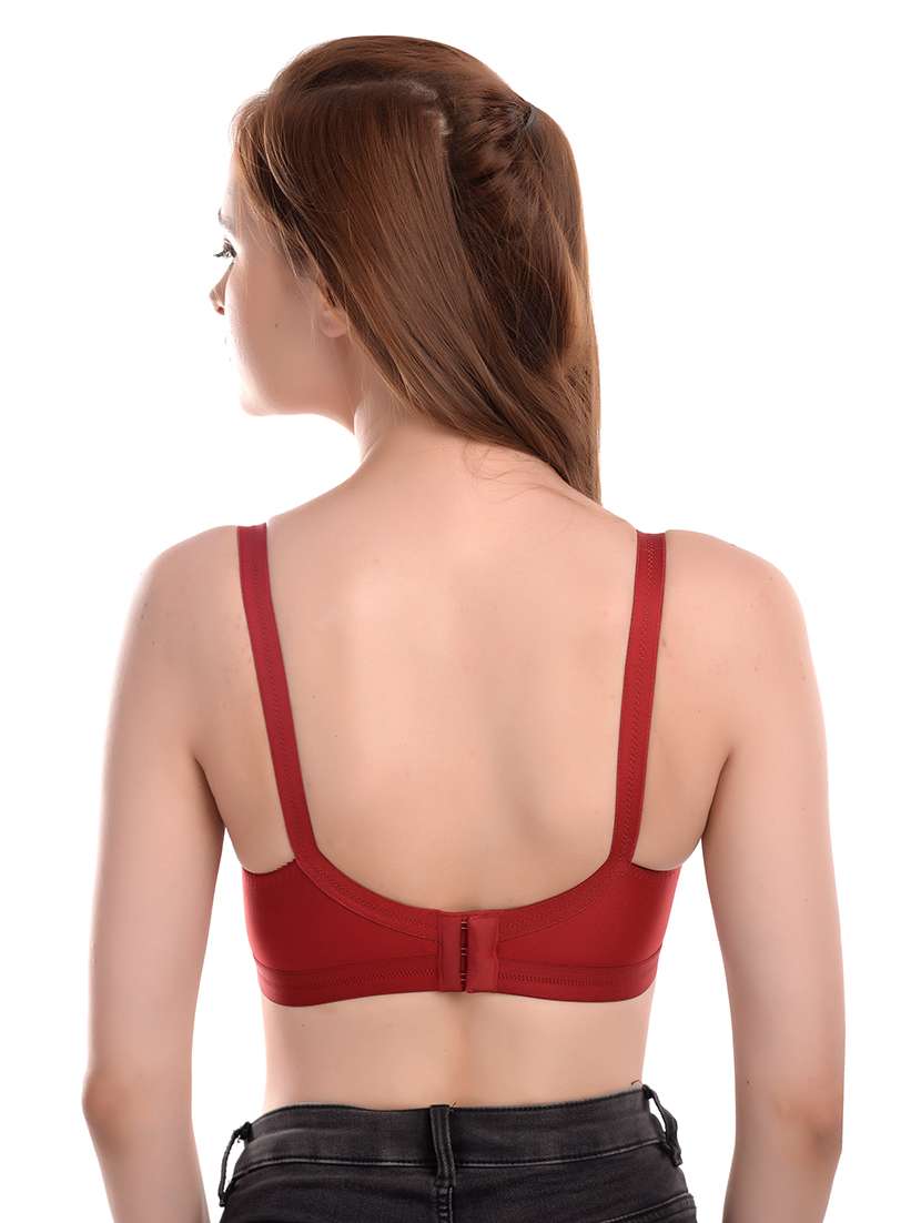 pack of 3 non padded regular bra  - 19167487 -  Standard Image - 4