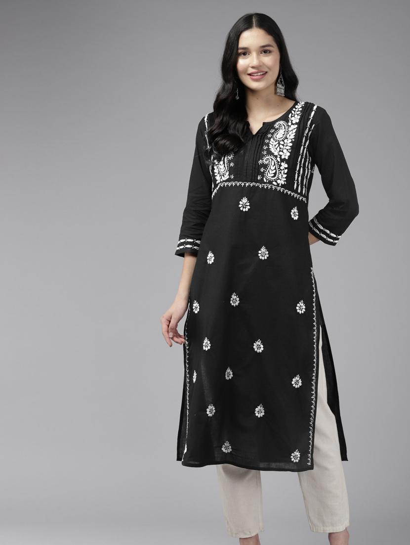 women's straight kurta - 19167500 - Standard Image - 1