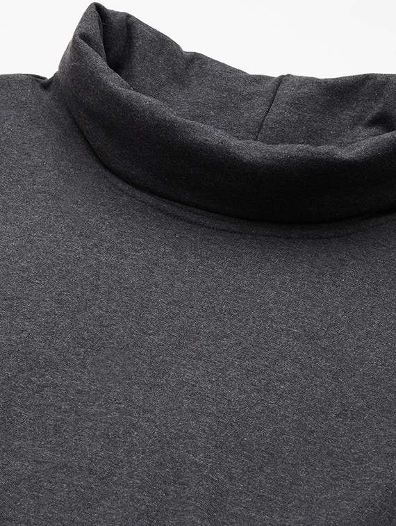 grey cotton blend plus sweatshirt - 19167563 - Standard Image - 4