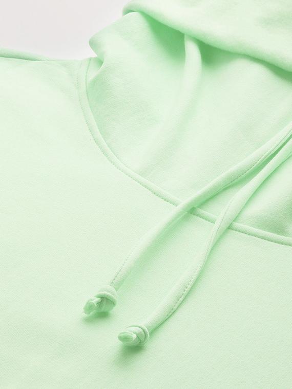 green cotton blend plus sweatshirt - 19167565 - Standard Image - 4