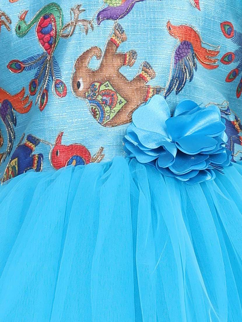 blue net frock - 19169167 - Standard Image - 4