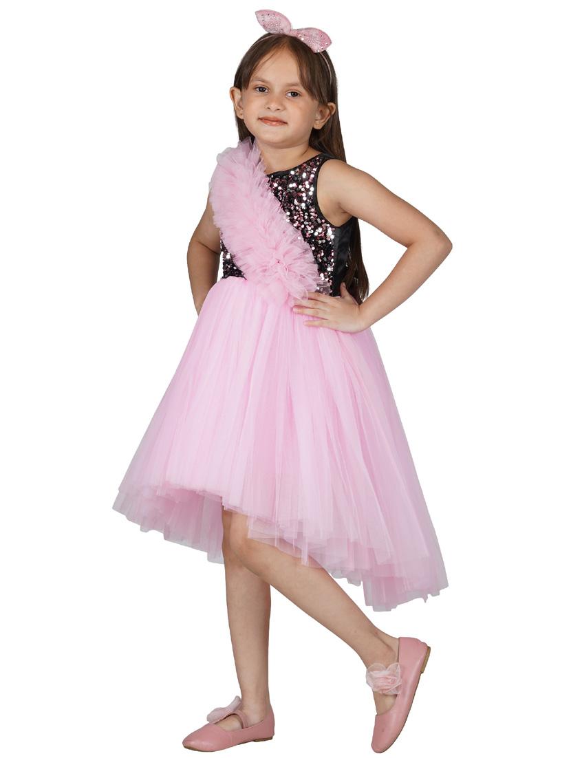 pink net frock - 19169170 - Standard Image - 1