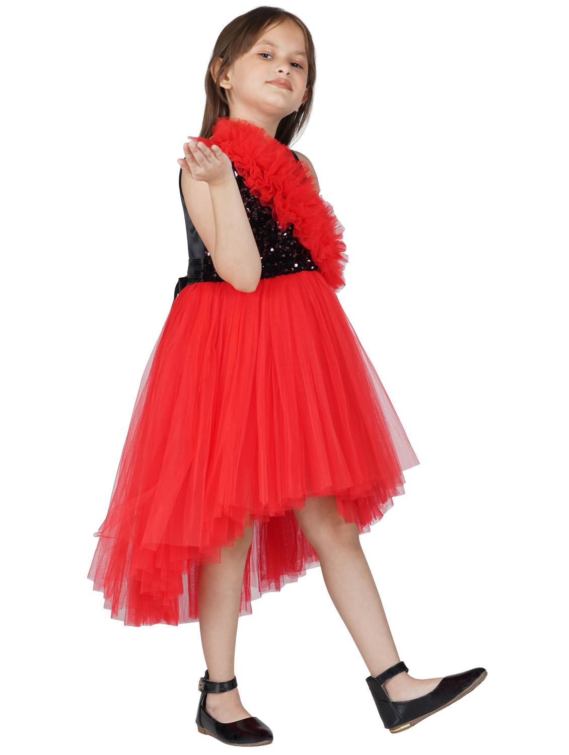 red net frock - 19169171 - Standard Image - 1