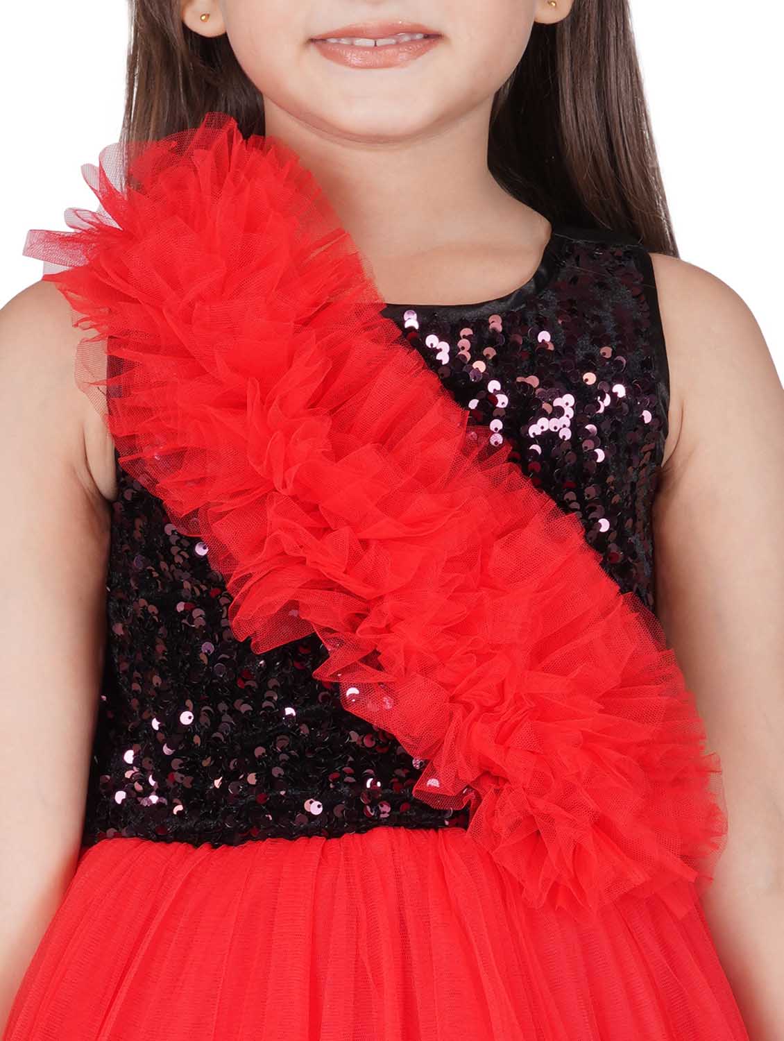 red net frock - 19169171 - Standard Image - 4