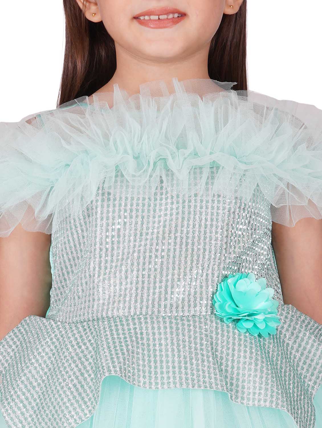 green net frock - 19169173 - Standard Image - 4