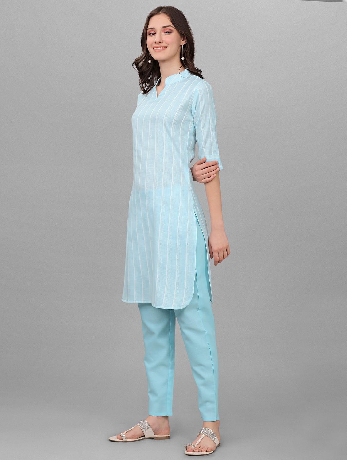 striped kurta pant set - 19169503 - Standard Image - 1