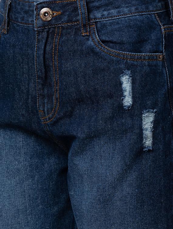 women's distress mom fit jeans - 19169674 - Standard Image - 4