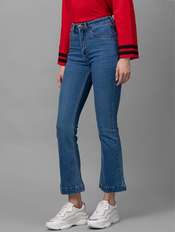 women's plain bootcut jeans - 19169675 -  Standard Image - 1