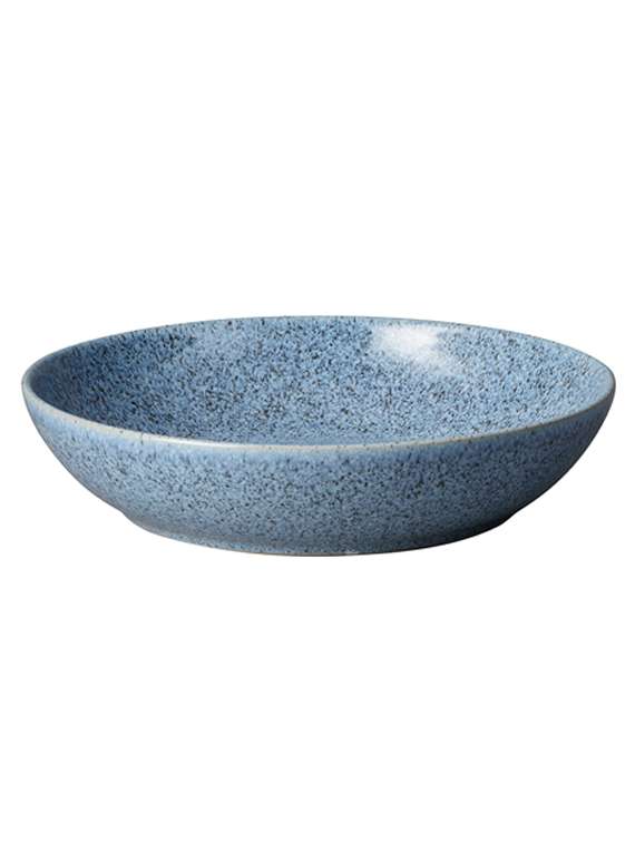 denby studio blue flint pasta bowl