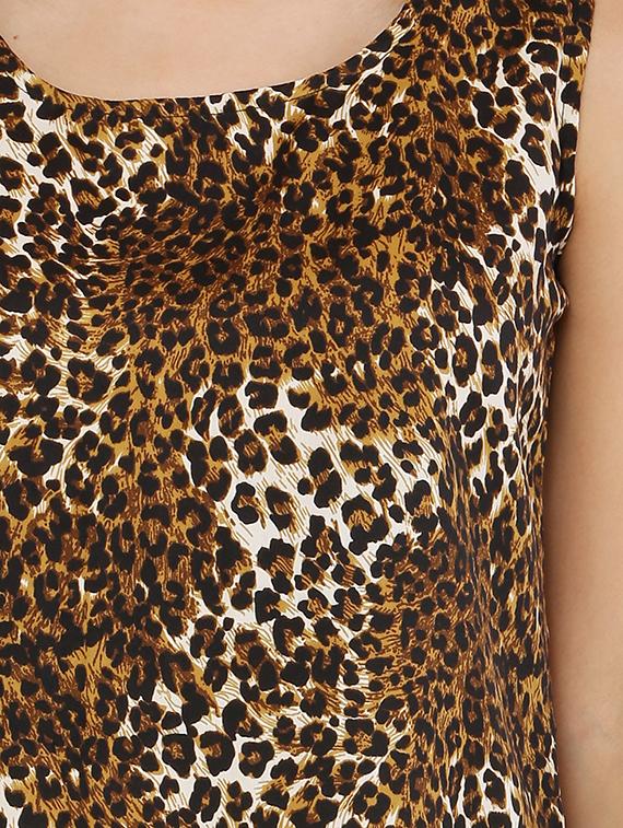 women animal printed nightwear shorts set - 19170937 - Standard Image - 4