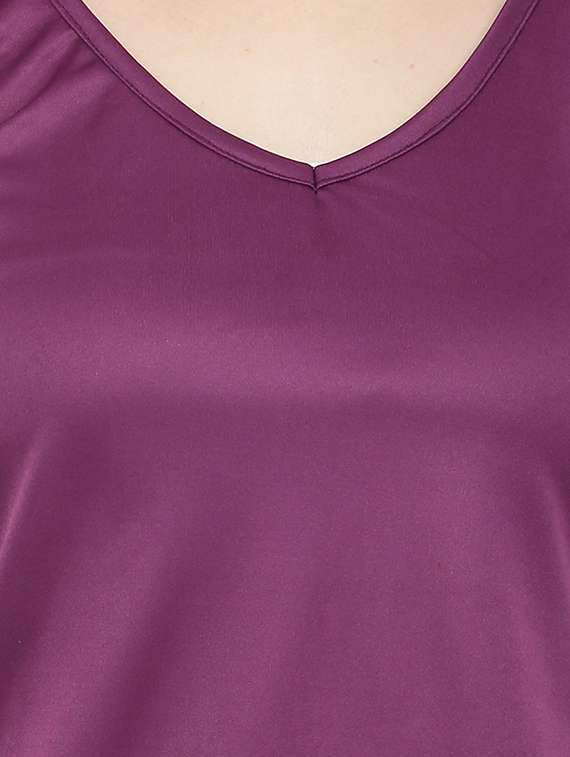 purple two piece nightwear set - 19170944 - Standard Image - 4