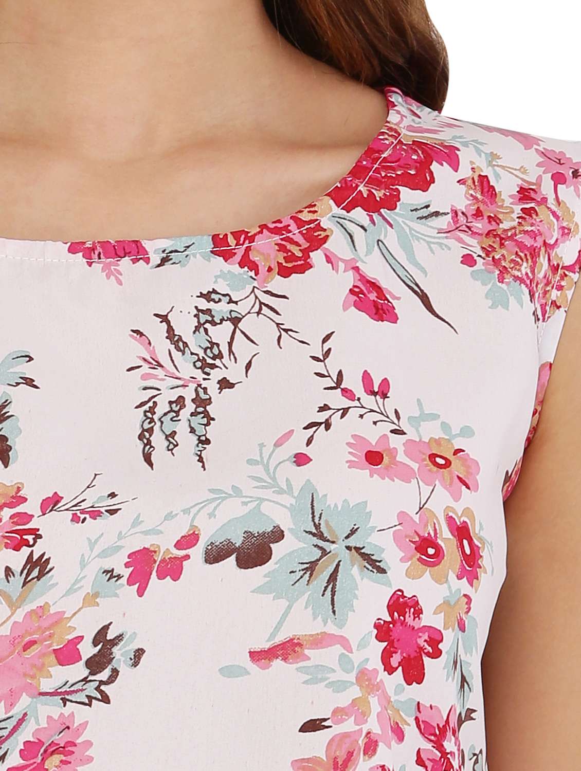 sleeveless printed nightwear set - 19170961 -  Standard Image - 4