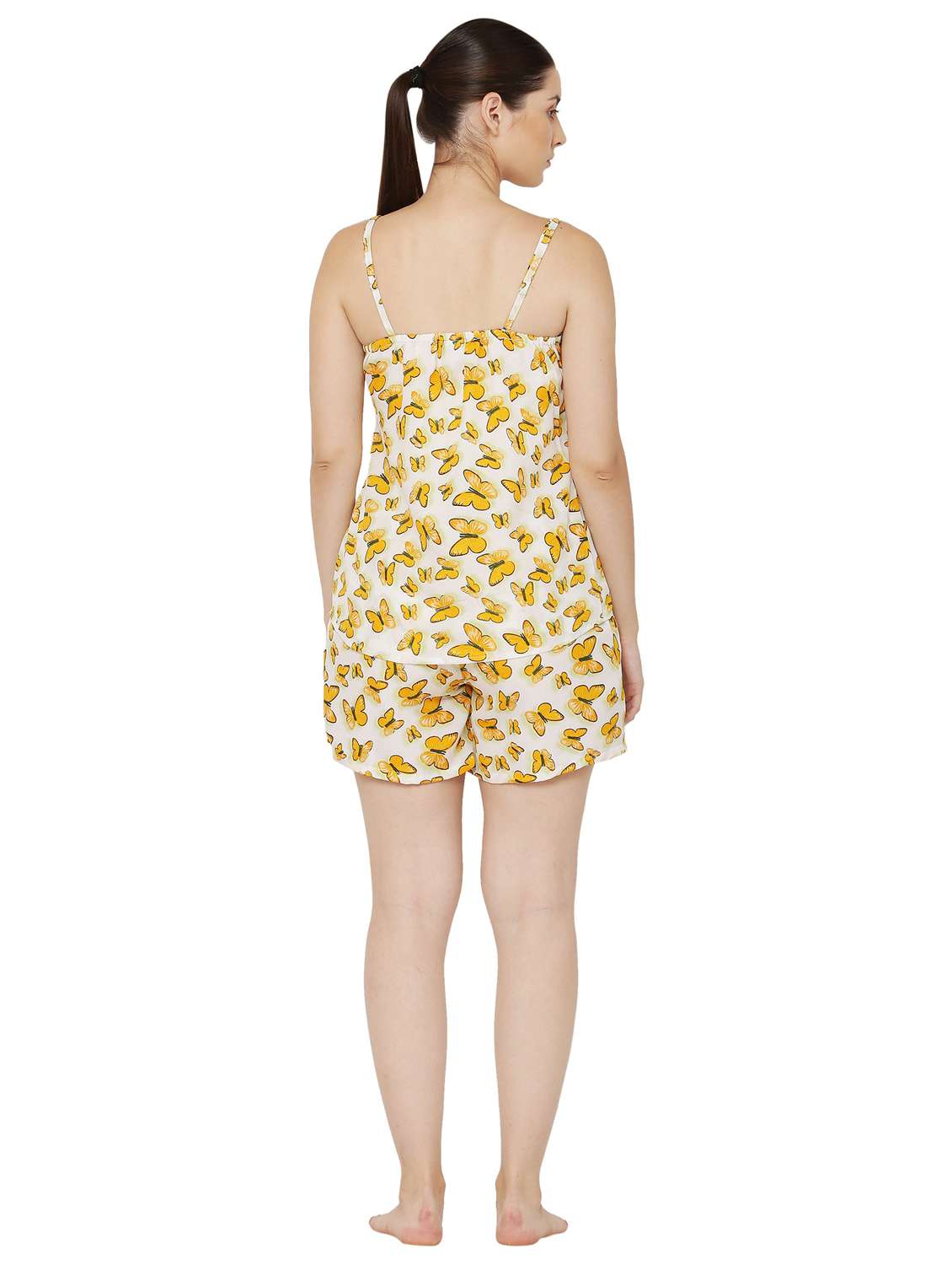 printed top and short nightwear set - 19171027 -  Standard Image - 1