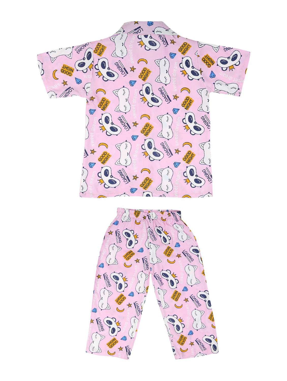 printed nightwear pyjama set - 19171441 -  Standard Image - 1