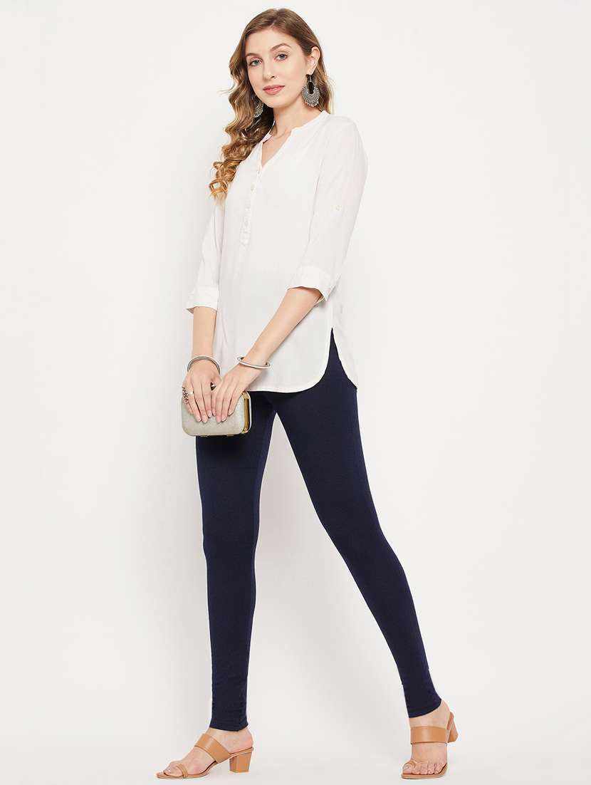 pack of 2 multi colored ankle length legging - 19172144 -  Standard Image - 4