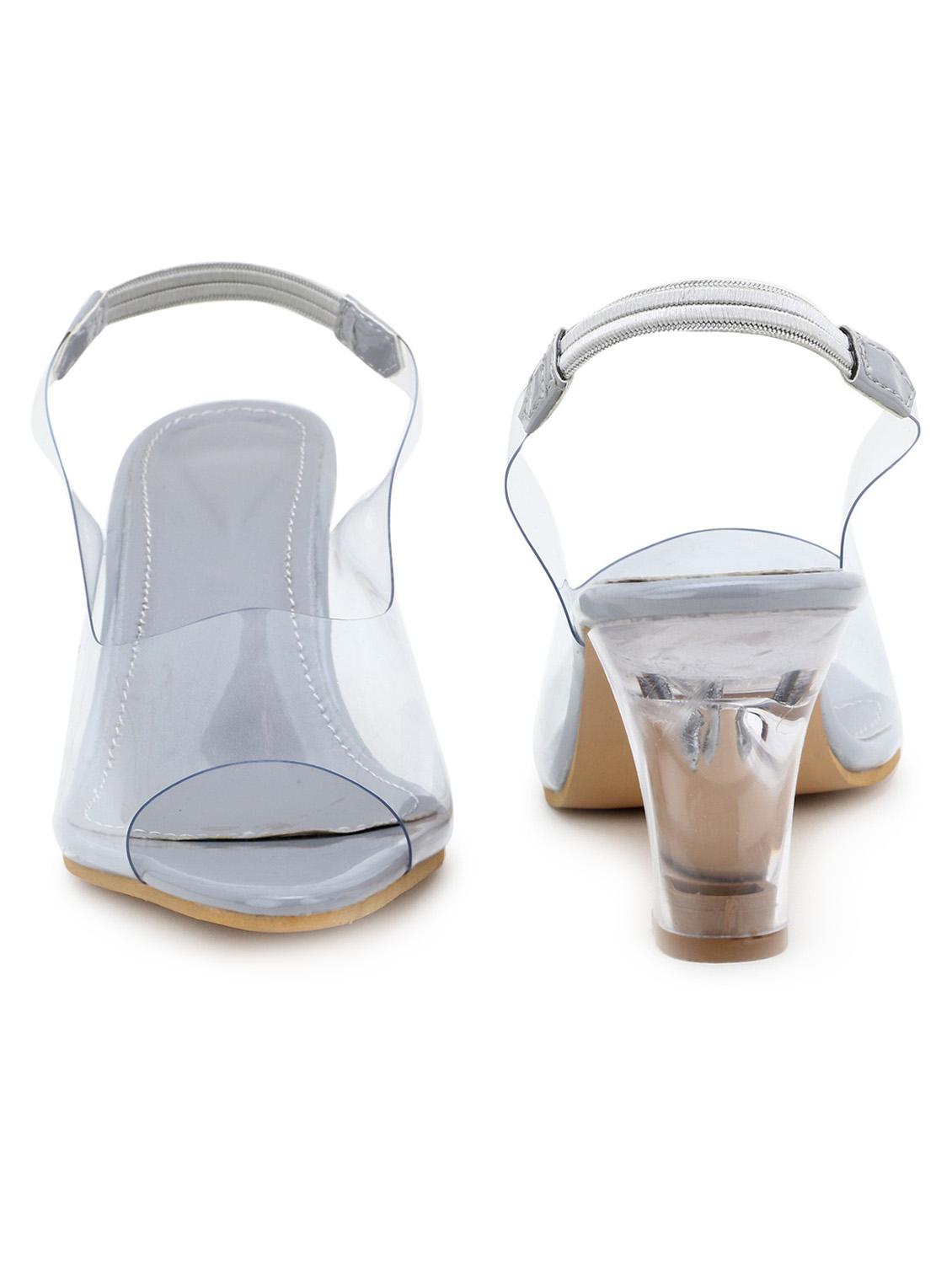 women solid back strap sandal - 19172572 - Standard Image - 4