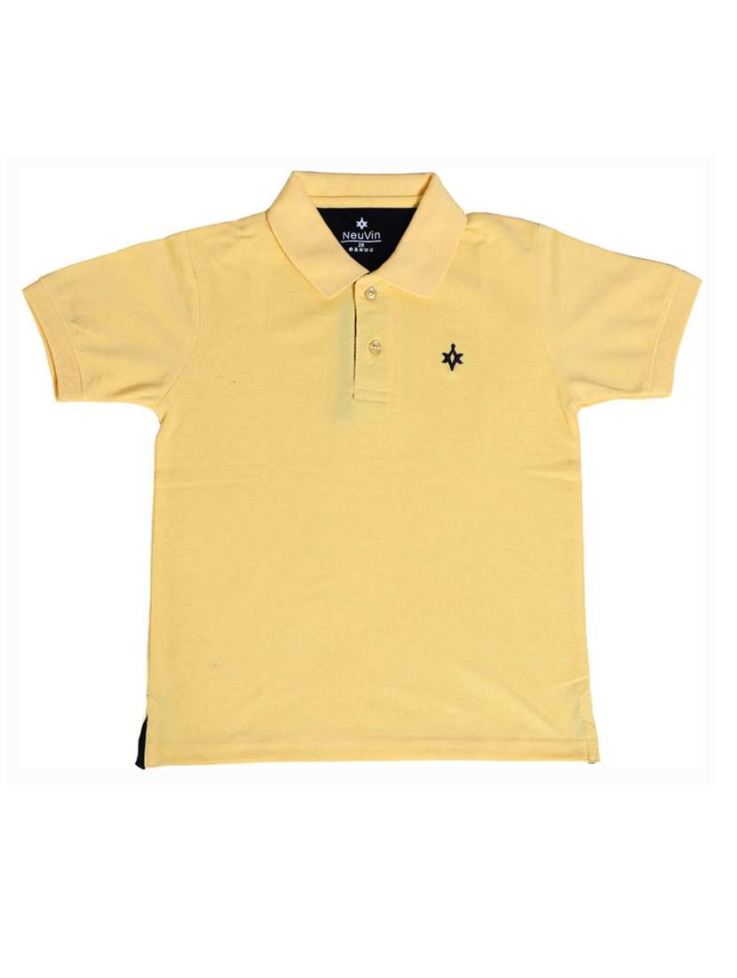 boys pack of 2 solid t-shirt  - 19172798 -  Standard Image - 1