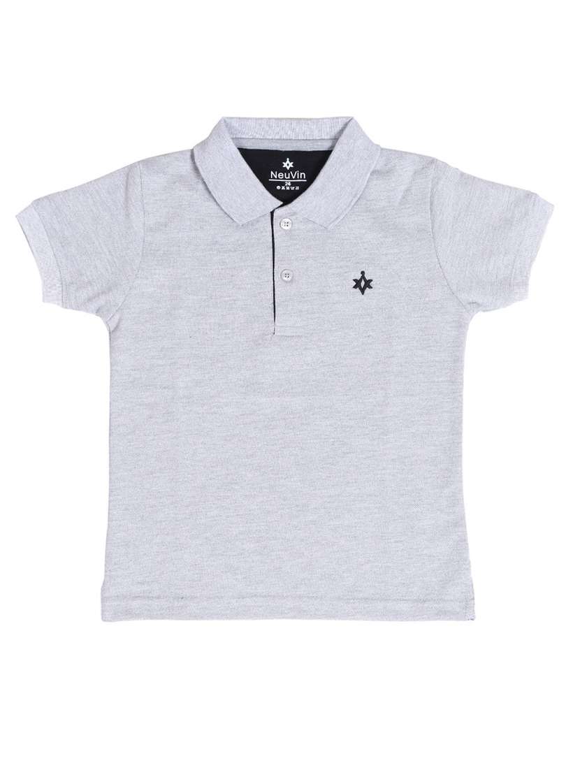 boys pack of 2 solid t-shirt  - 19172842 -  Standard Image - 1