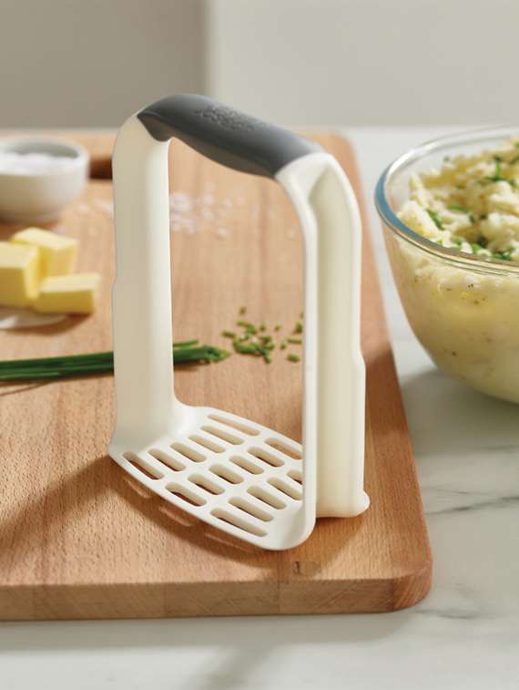 joseph joseph easy-mash potato masher - white