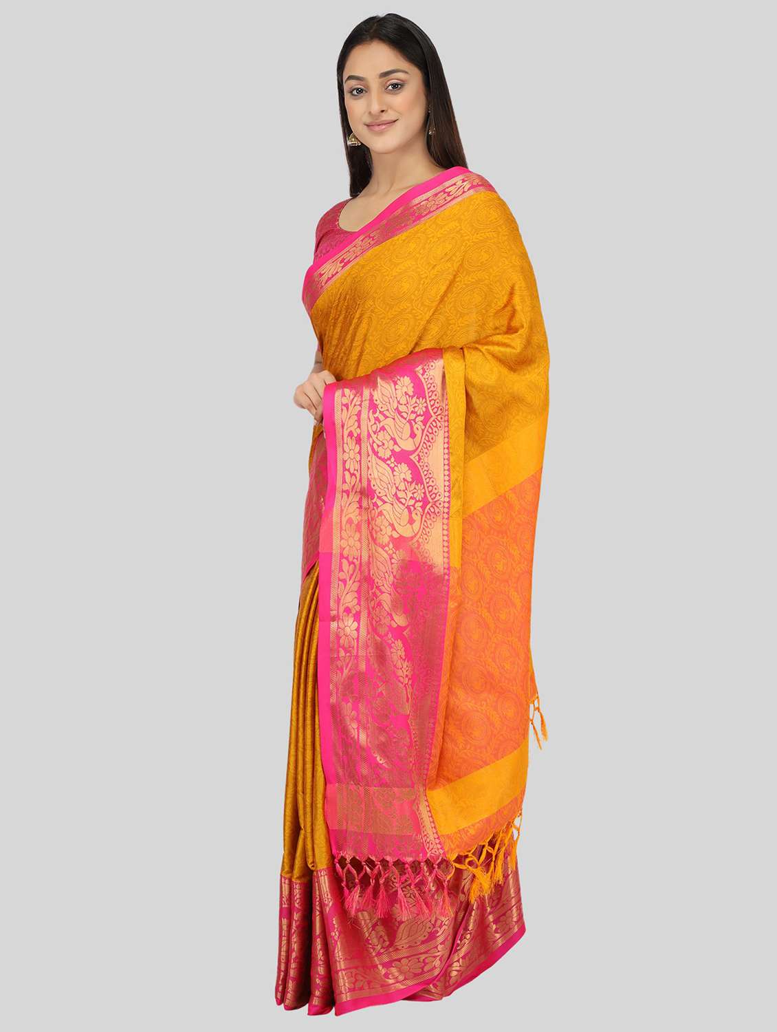 self design woven saree - 19175734 -  Standard Image - 1