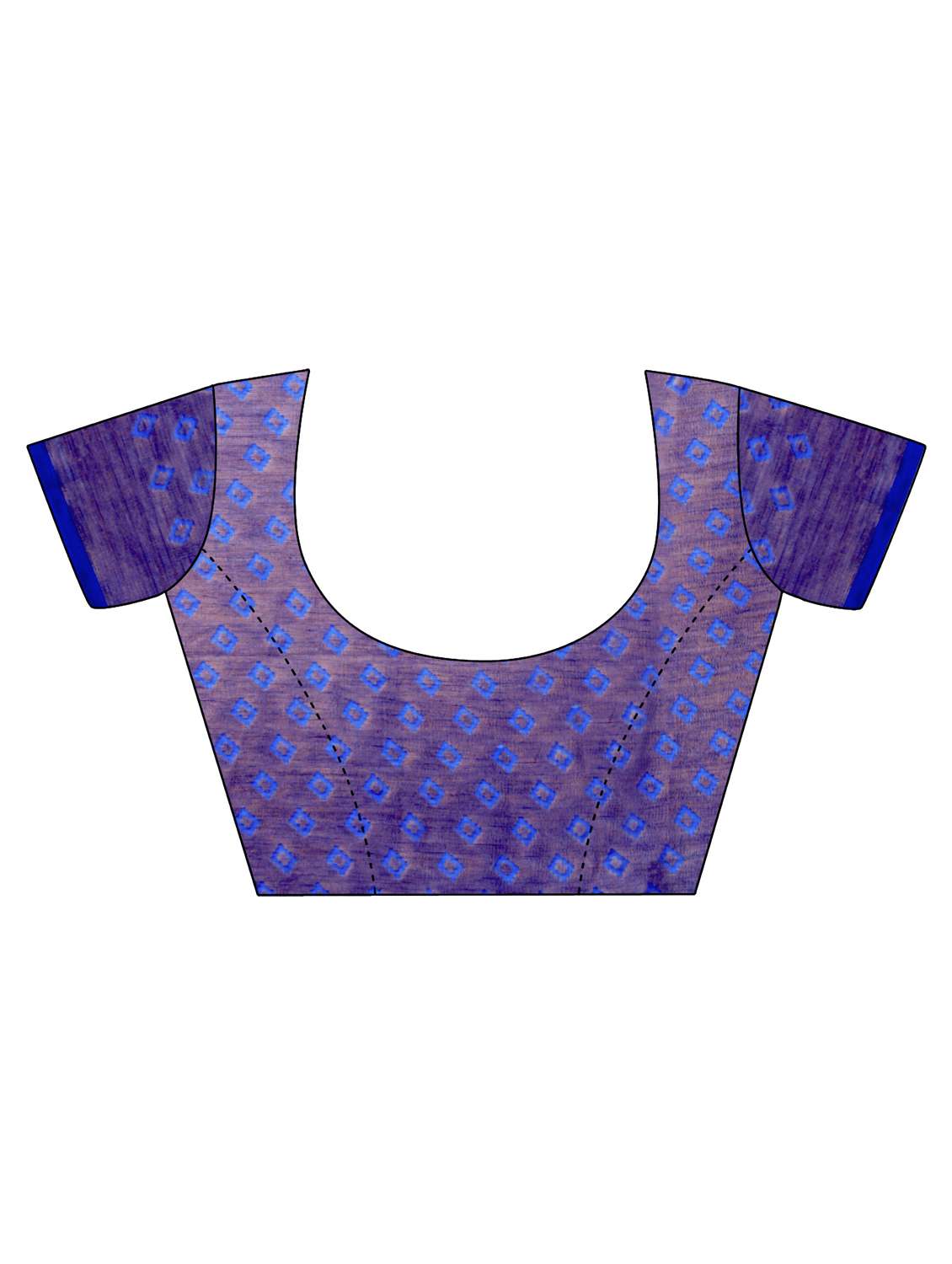 self design woven saree with blouse - 19176355 -  Standard Image - 4