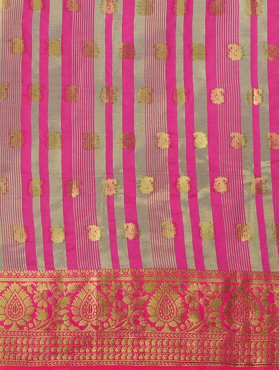 blue banarasi saree - 19176493 - Standard Image - 4