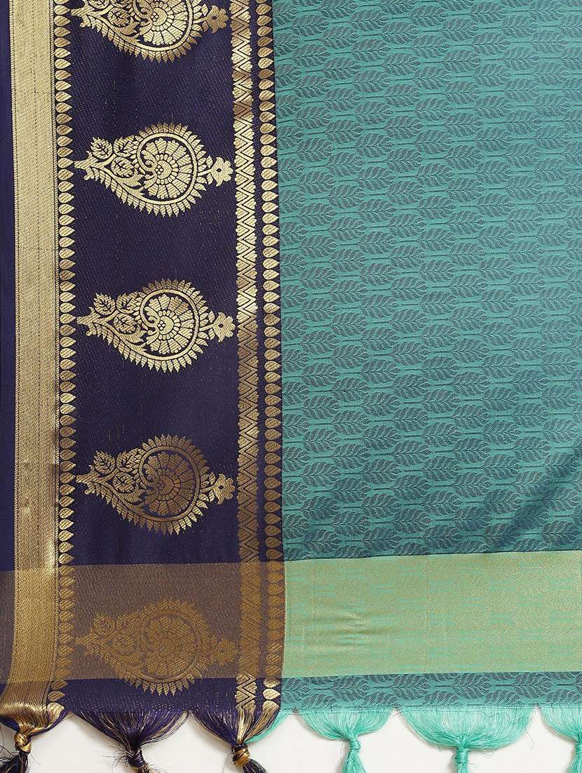 self design mysore silk saree with blouse - 19176629 - Standard Image - 4