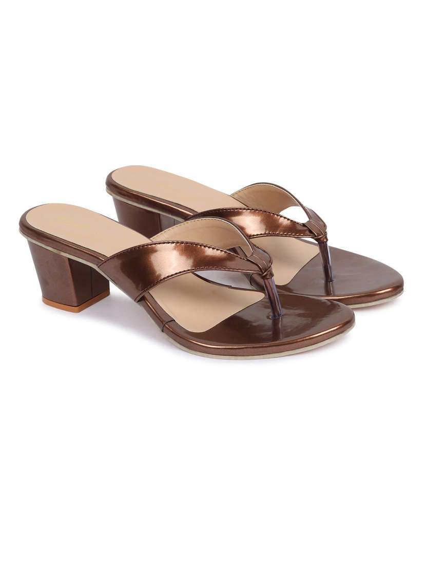 women solid slip on sandal - 19177769 -  Standard Image - 1