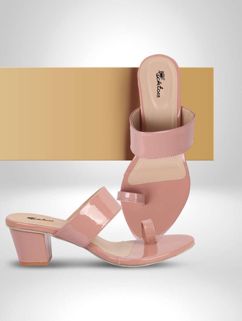 women solid slip on sandal