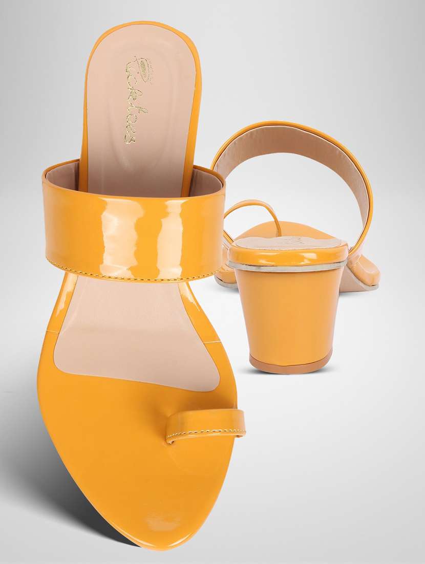 women solid slip on sandal - 19177805 - Standard Image - 1