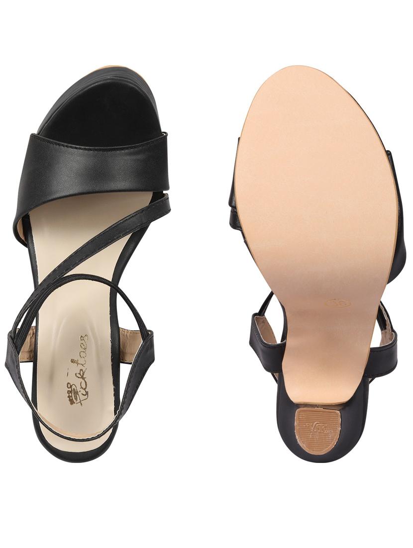 women solid back strap sandal - 19177829 - Standard Image - 4