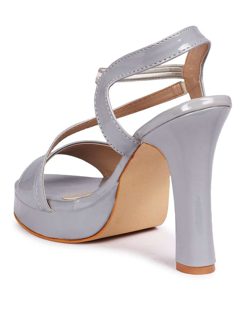 women solid back strap sandal - 19177831 -  Standard Image - 1