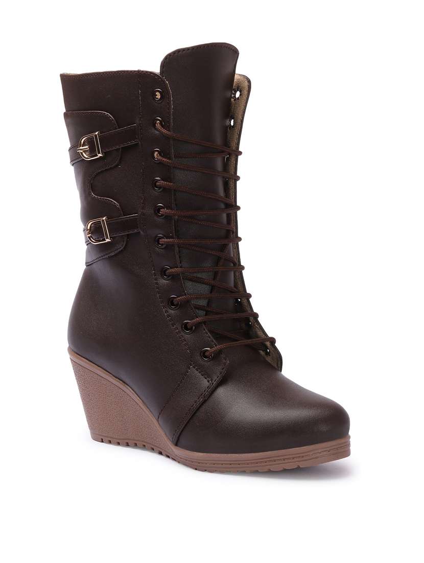 brown ankle boot