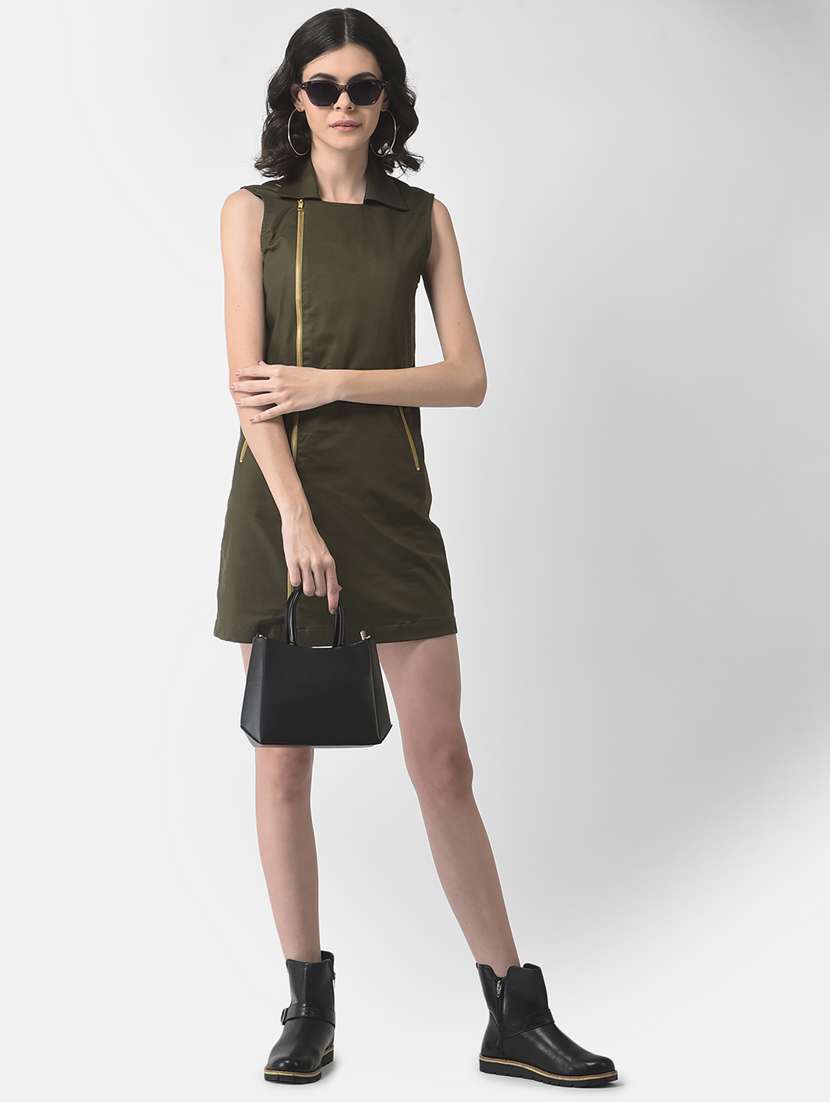 women's shift solid dress - 19178440 - Standard Image - 4